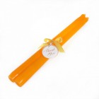 10" Orange Taper Candle Set of 6 Candles Party Supplies for Wedding Sweet 16 Birthday